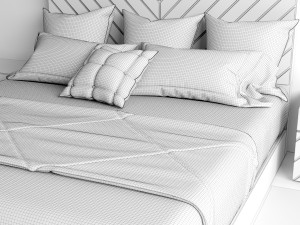 bed luxury Modelo 3D