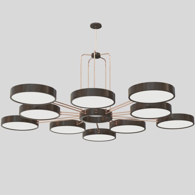 the-ten-light-abbott-chandelier Modelo 3D .c4d .max .obj .3ds .fbx .stl .blend 