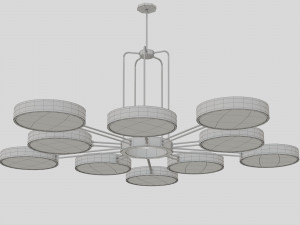 the-ten-light-abbott-chandelier Modelo 3D