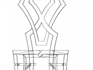 emilion terry chair 3D Модель