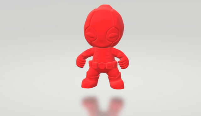 coleccion marvel 3d - deadpool 3D-printmodel .c4d .max .obj .3ds .fbx .stl .blend 