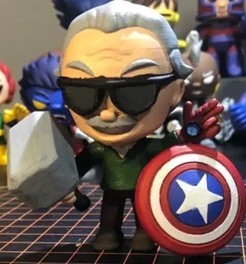 coleccion marvel 3d - stan lee 3D Print Model .c4d .max .obj .3ds .fbx .stl .blend 