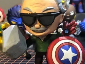 cole&ccedil;&atilde;o marvel 3d - stan lee Modelo de Impressão 3D