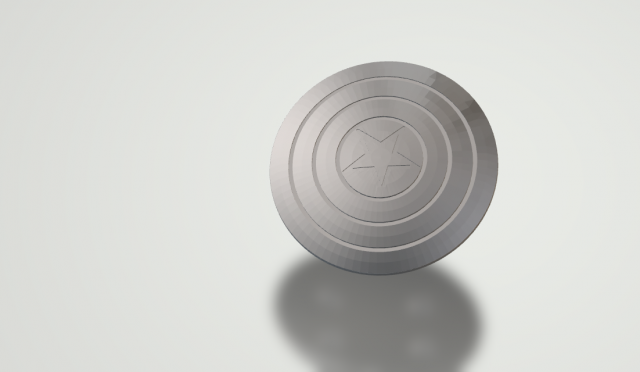 marvel - shield 3D प्रिंट मॉडल .c4d .max .obj .3ds .fbx .stl .blend 