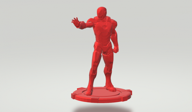 iron man 3D Принт Модель .c4d .max .obj .3ds .fbx .stl .blend 