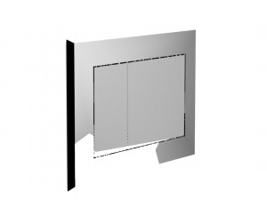 matte black wall mounted toilet Modelo 3D