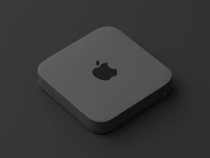Apple Mac Mini ダークグレー 3Dモデル