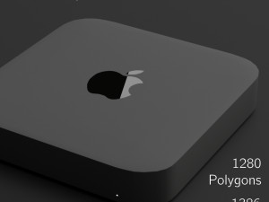 apple mac mini dark grey Modelo 3D