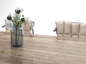 dining set table and chairs 3D Model