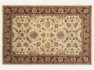 3 persian carpets rug model 3D 모델