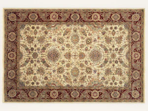 3 persian carpets rug model 3D Model