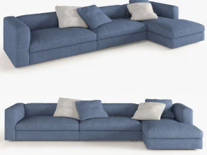 Narożnik półduży rozmiar Model 3D