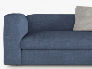 corner sofa semi large size 3D Model