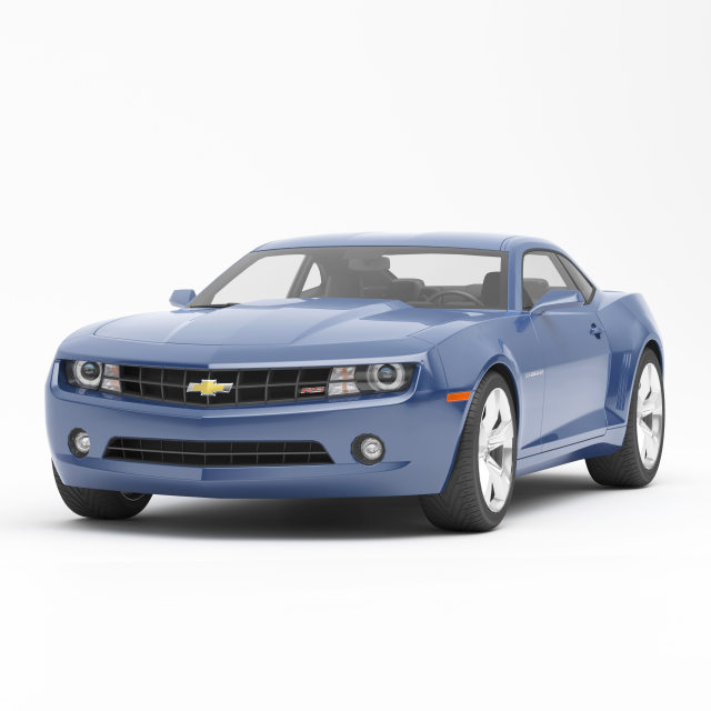 chevrolet camaro car Modello 3D .c4d .max .obj .3ds .fbx .stl .blend 