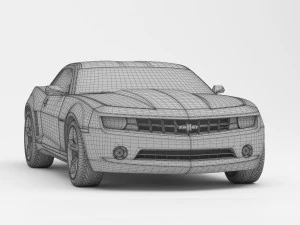 chevrolet camaro car 3D Model