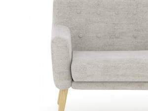 high quality couch sofa 3D Model