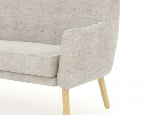 high quality couch sofa 3D Model