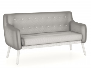 high quality couch sofa 3D Model
