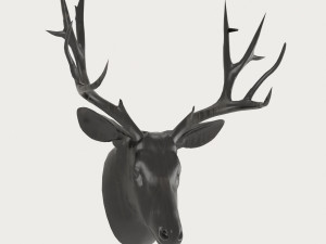 deer mount wall decoration 3D Model