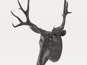 deer mount wall decoration 3D Model