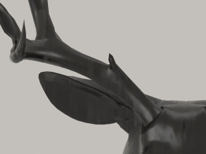 deer mount wall decoration 3D Model