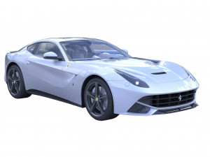 ferrari f12 berlinetta car Model 3D