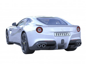ferrari f12 berlinetta car Model 3D