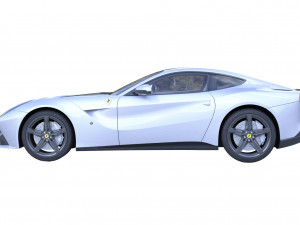 ferrari f12 berlinetta car Model 3D