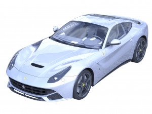 ferrari f12 berlinetta car Model 3D