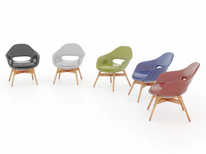 modern arm chair 3D Model