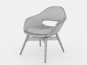modern arm chair 3D Model