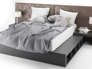 2本の松の高さおよび中高さ 3Dモデル