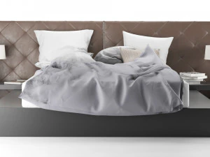 2本の松の高さおよび中高さ 3Dモデル