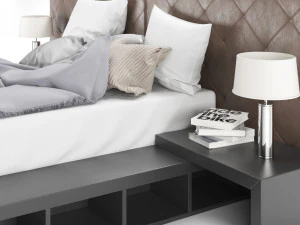 2本の松の高さおよび中高さ 3Dモデル