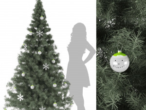 Of Christmas decoration tree 3D Model