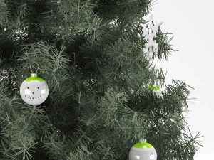 Of Christmas decoration tree 3D Model