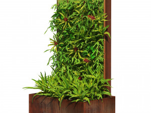 Greenwall Fitowall with plant box 3D Модель