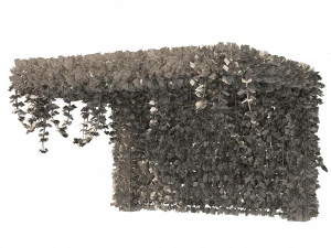 Pergola Vine Bower plante grimpante Modèle 3D