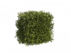 4 shaped topiary plant 3D Model