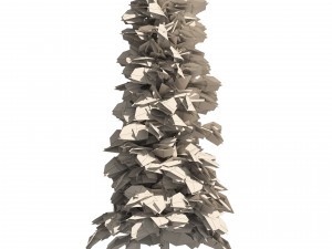 Blue Spruce Pine Trees 3D Model