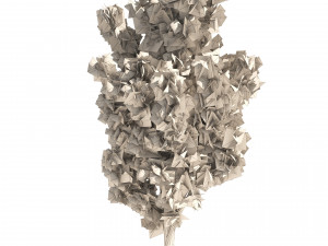 4 Summer Autumn Street London plane trees Model 3D