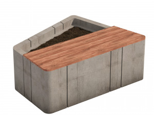 Modular Planters 3D Модель