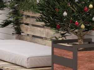 Outdoor Christmas decoration set 3D Модель