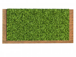 Green wall 3D Model