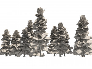 Alaskan Yellow Cedar Forest Modelo 3D