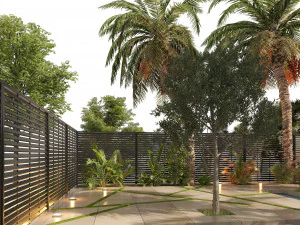 Arabic desert oasis garden - Waha 3D Model