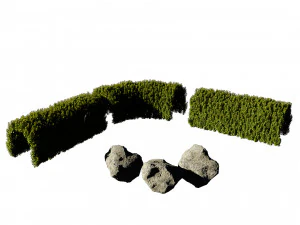 Garden Plants Collection 3D Model