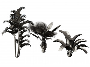 Garden Plants Collection Modelo 3D