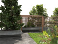 Pergola yard garden 3D 모델