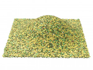 Yellow and Green Leafpile Modelo 3D